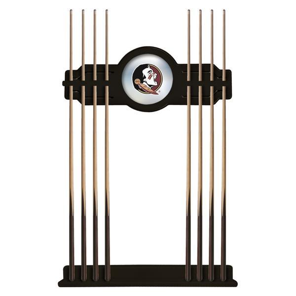 Florida State Head Solid Wood Cue Rack - Logo 3 