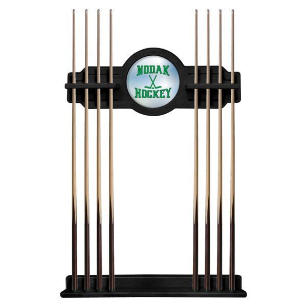 University of North Dakota Hockey Solid Wood Cue Rack 