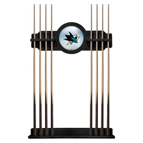 San Jose Sharks Solid Wood Cue Rack 
