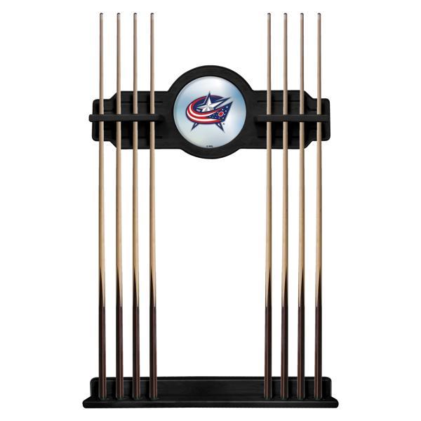 Columbus Blue Jackets Solid Wood Cue Rack 