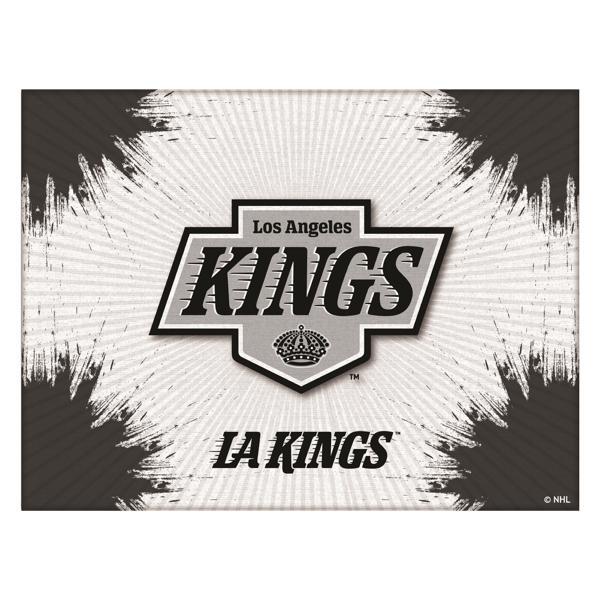 Los Angeles Kings Logo Canvas Wall Art - Durable, Treated Canvas - Solid Wood Stretcher Frame 