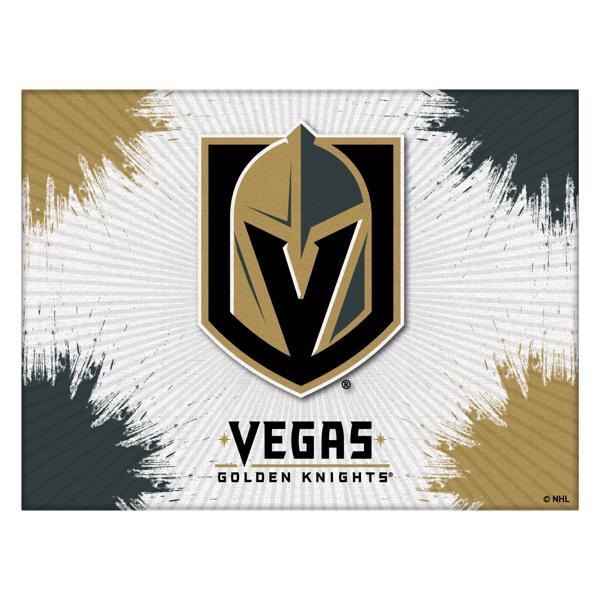 Vegas Golden Knights Logo Canvas Wall Art - Durable, Treated Canvas - Solid Wood Stretcher Frame 