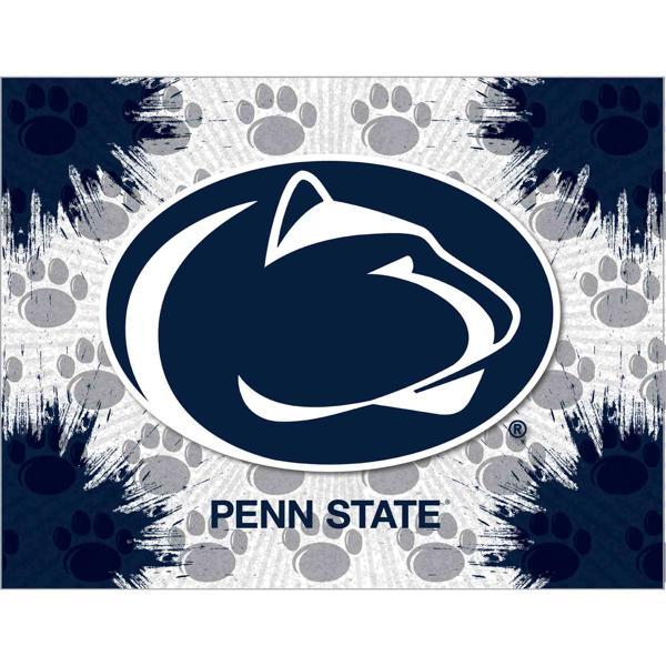 Pennsylvania State University Logo Canvas Wall Art - Durable, Treated Canvas - Solid Wood Stretcher Frame 