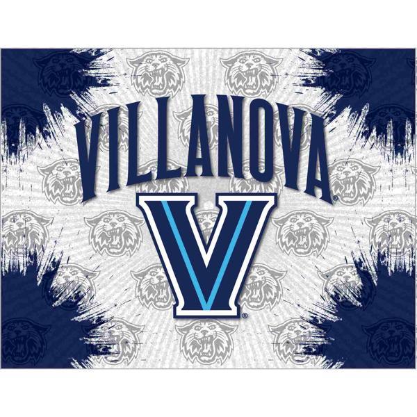 Villanova University Logo Canvas Wall Art - Durable, Treated Canvas - Solid Wood Stretcher Frame 