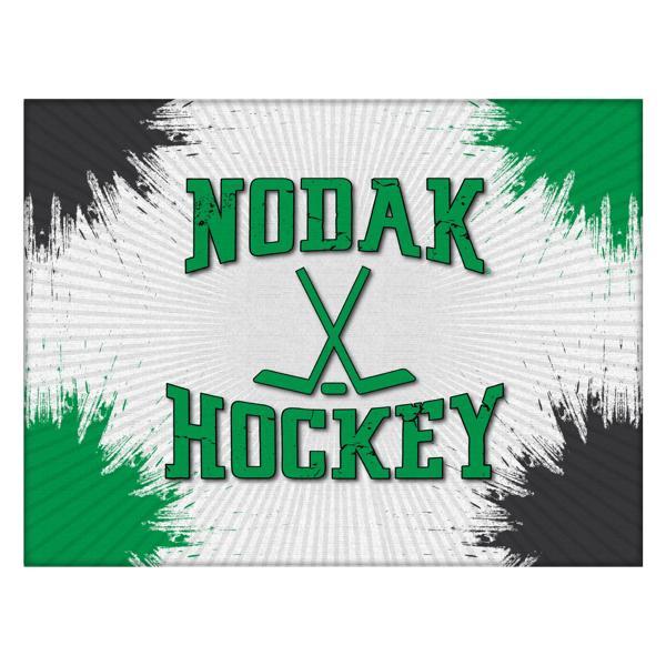 University of North Dakota Hockey Logo Canvas Wall Art - Durable, Treated Canvas - Solid Wood Stretcher Frame 