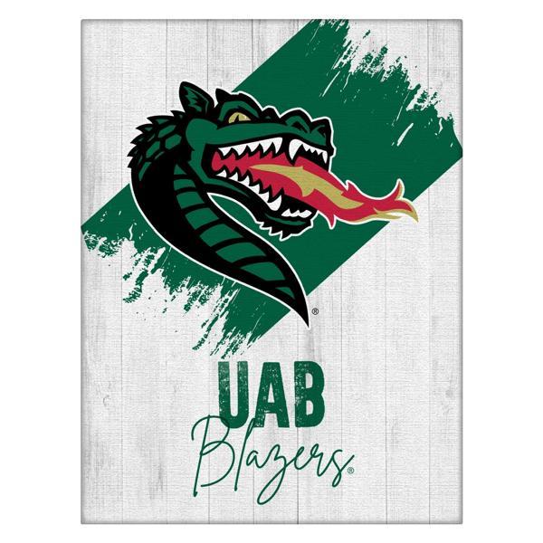 University of Alabama at Birmingham Printed Canvas Wall Art - University of Alabama at Birmingham - Durable Treated Canvas 