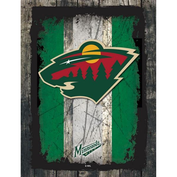 Minnesota Wild Canvas Wall Art - Durable, Treated Canvas - Solid Wood Stretcher Frame - Design A 
