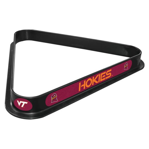 Virginia Tech University Billiard Triangle - Black - Durable Polypropylene - Officially Licensed - Made in the USA 