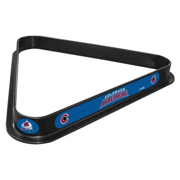 Colorado Avalanche Billiard Triangle - Black - Durable Polypropylene - Officially Licensed - Made in the USA 