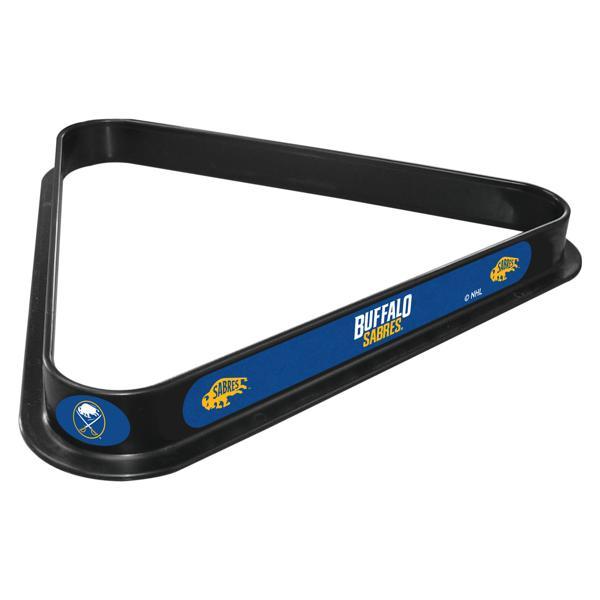 Buffalo Sabres Billiard Triangle - Black - Durable Polypropylene - Officially Licensed - Made in the USA 