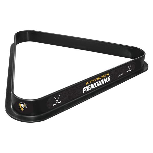 Pittsburgh Penguins Billiard Triangle - Black - Durable Polypropylene - Officially Licensed - Made in the USA 