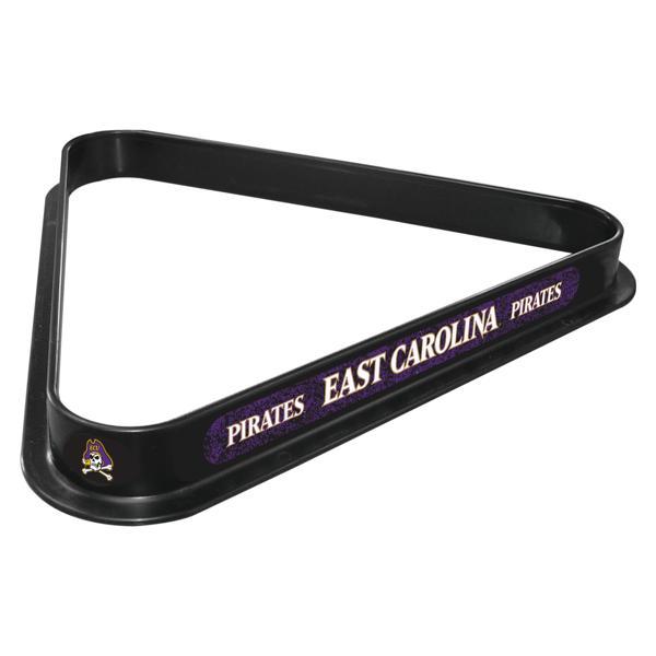 East Carolina University Billiard Triangle - Black - Durable Polypropylene - Officially Licensed - Made in the USA 