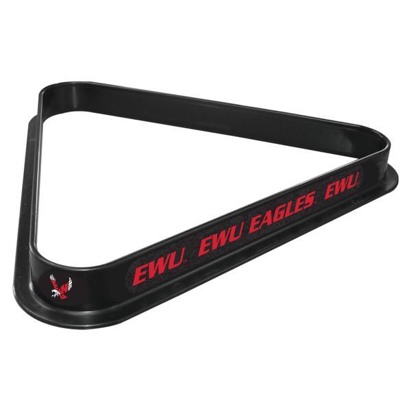 Eastern Washington University Billiard Triangle - Black - Durable Polypropylene - Officially Licensed - Made in the USA 