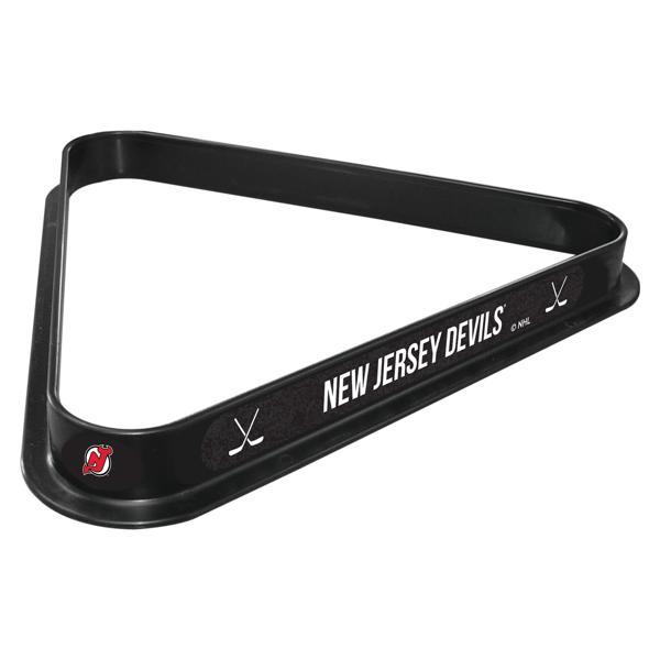 New Jersey Devils Billiard Triangle - Black - Durable Polypropylene - Officially Licensed - Made in the USA 