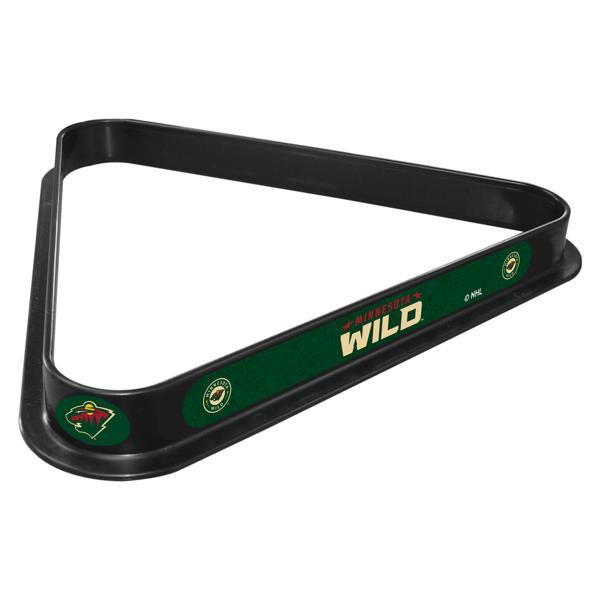 Minnesota Wild Billiard Triangle - Black - Durable Polypropylene - Officially Licensed - Made in the USA 