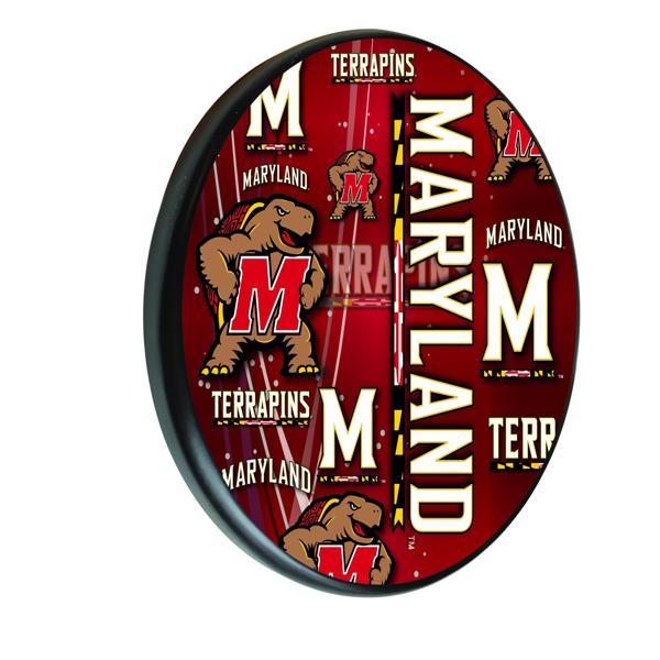 University of Maryland 13" Solid Wood Sign - Black - Officially Licensed - Made in USA 