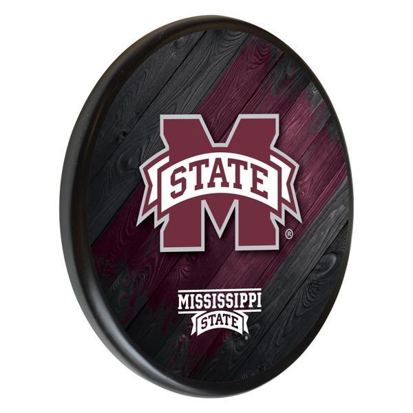 Mississippi State University 13" Solid Wood Sign - Black - Officially Licensed - Made in USA 