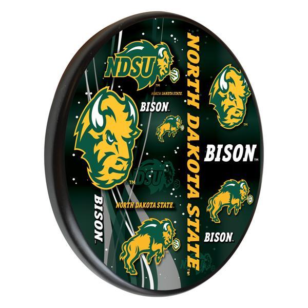 North Dakota State University 13" Solid Wood Sign - Black - Officially Licensed - Made in USA - Logo 3 