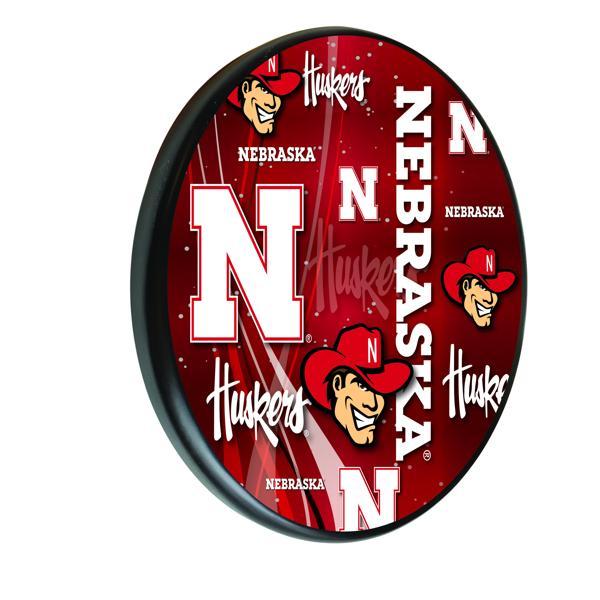 University of Nebraska 13" Solid Wood Sign - Black - Officially Licensed - Made in USA 