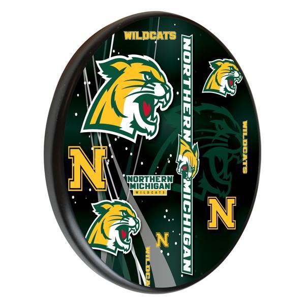 Northern Michigan University 13" Solid Wood Sign - Black - Officially Licensed - Made in USA 