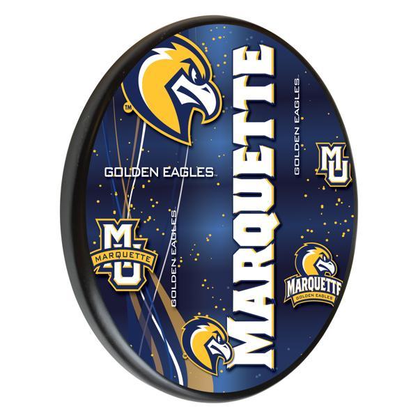 Marquette University 13" Solid Wood Sign - Black - Officially Licensed - Made in USA 