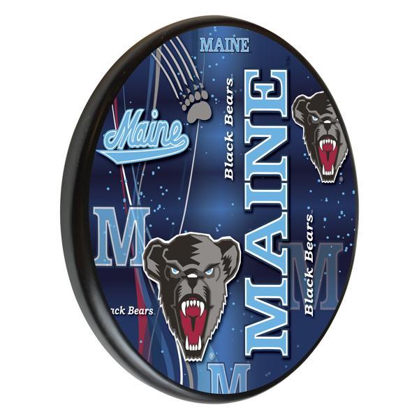 University of Maine 13" Solid Wood Sign - Black - Officially Licensed - Made in USA 