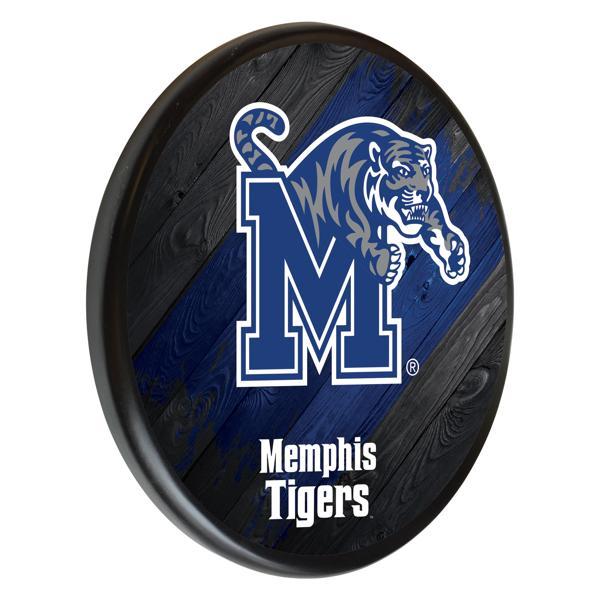 University of Memphis 13" Solid Wood Sign - Black - Officially Licensed - Made in USA 