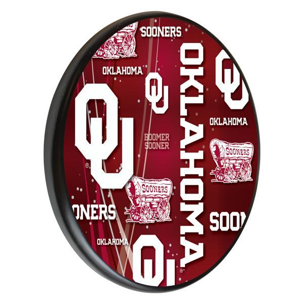 Oklahoma University 13" Solid Wood Sign - Black - Officially Licensed - Made in USA 