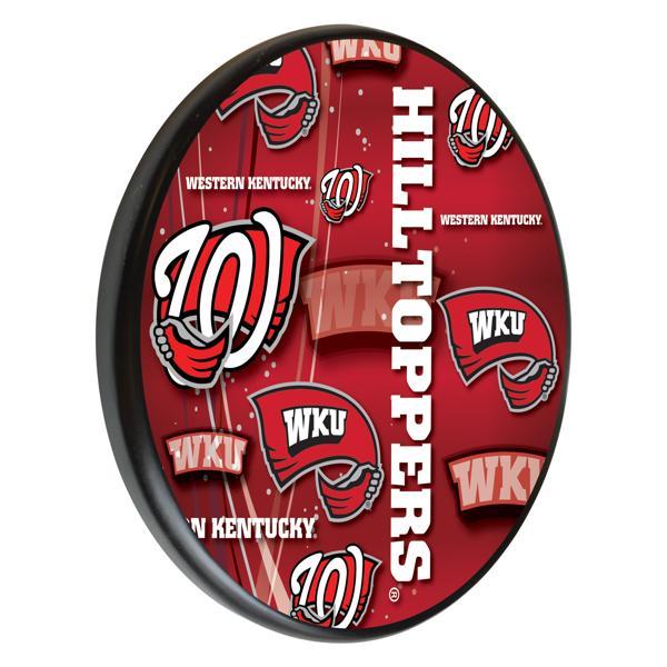 Western Kentucky University 13" Solid Wood Sign - Black - Officially Licensed - Made in USA 