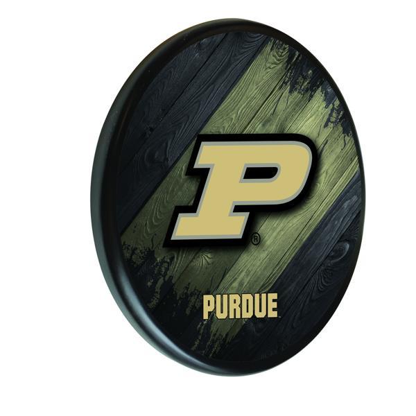 Purdue 13" Solid Wood Sign - Black - Officially Licensed - Made in USA 