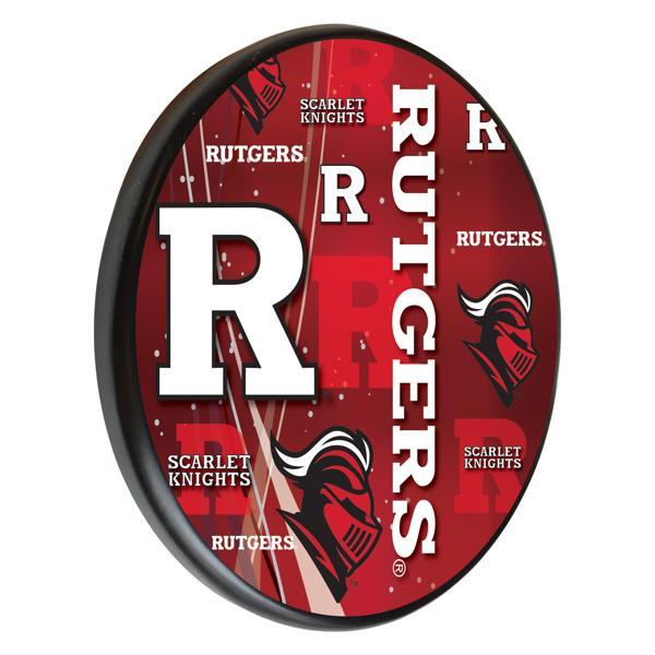 Rutgers 13" Solid Wood Sign - Black - Officially Licensed - Made in USA 