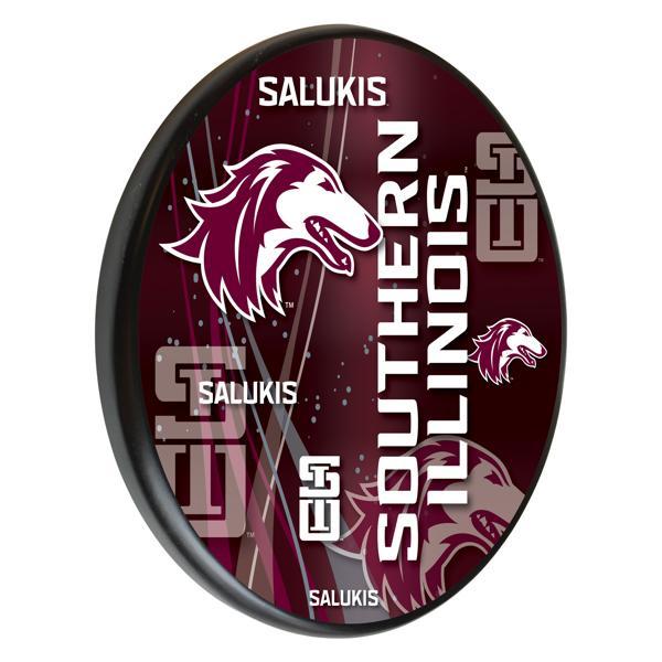 Southern Illinois University 13" Solid Wood Sign - Black - Officially Licensed - Made in USA 