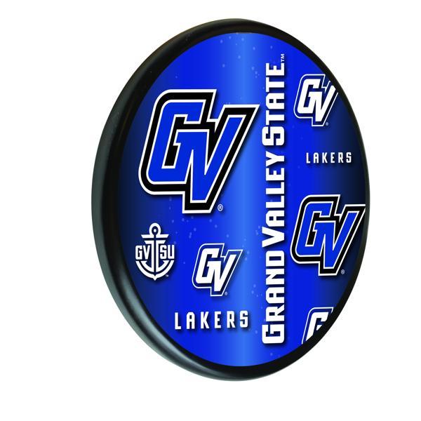 Grand Valley State University 13" Solid Wood Sign - Black - Officially Licensed - Made in USA 