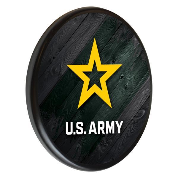 United States Army 13" Solid Wood Sign - Black - Officially Licensed - Made in USA 