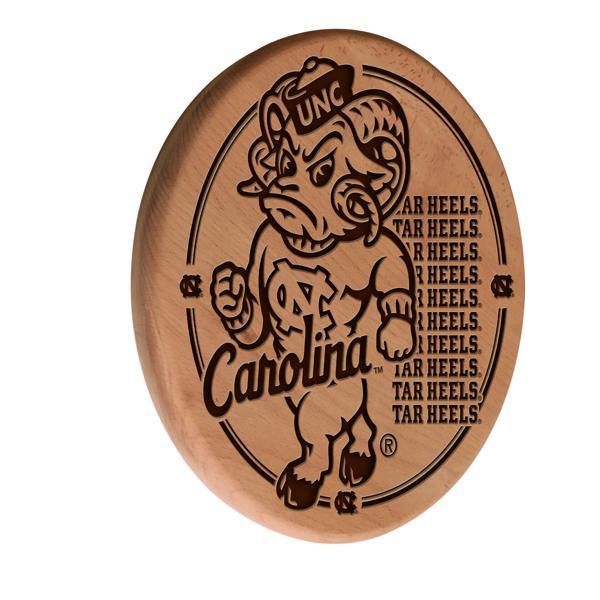 University of North Carolina Laser Engraved 13" Wood Sign - Natural - Officially Licensed 