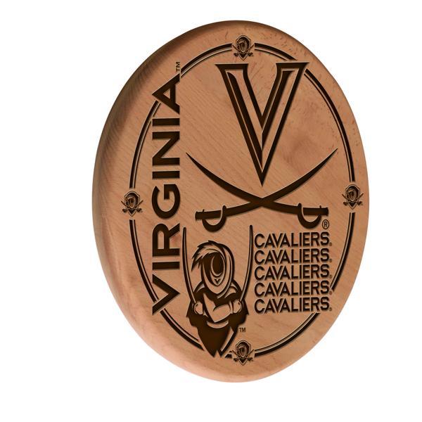 University of Virginia Laser Engraved 13" Wood Sign - Natural - Officially Licensed 