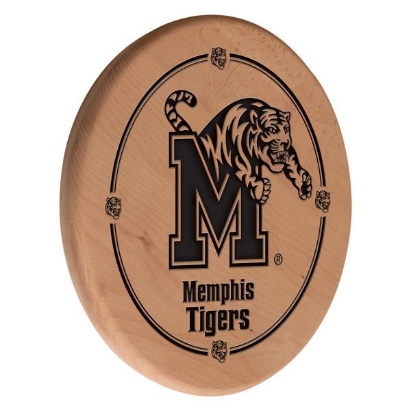 University of Memphis Laser Engraved 13" Wood Sign - Natural - Officially Licensed 