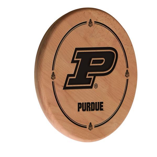 Purdue Laser Engraved 13" Wood Sign - Natural - Officially Licensed 