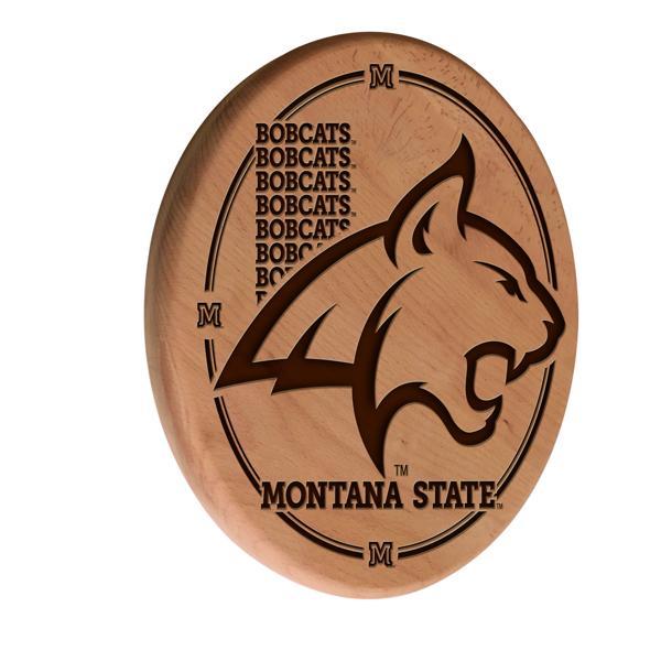 Montana State University Laser Engraved 13" Wood Sign - Natural - Officially Licensed 