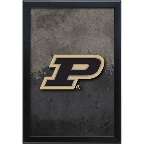 Purdue Backlit LED 16" x 24" Snap Frame Lightbox - Officially Licensed - Black Aluminum Frame 