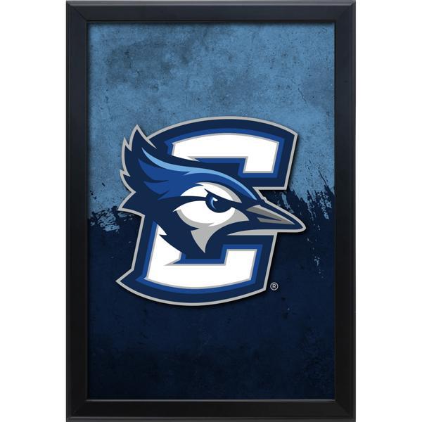 Creighton University Backlit LED 16" x 24" Snap Frame Lightbox - Officially Licensed - Black Aluminum Frame 