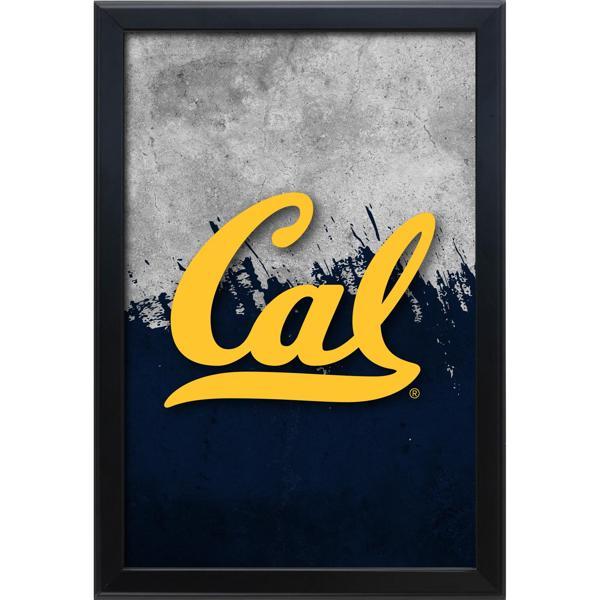 University of California Backlit LED 16" x 24" Snap Frame Lightbox - Officially Licensed - Black Aluminum Frame 