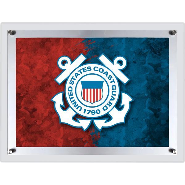 United States Coast Guard Backlit LED Sign - 14.5" x 12" - Officially Licensed - Vibrant Full Color Artwork 