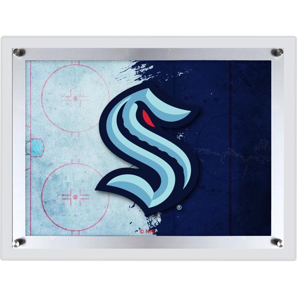 Seattle Kraken Backlit LED Sign - 14.5" x 12" - Officially Licensed - Vibrant Full Color Artwork 