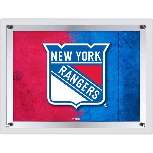 New York Rangers Backlit LED Sign - 14.5" x 12" - Officially Licensed - Vibrant Full Color Artwork 