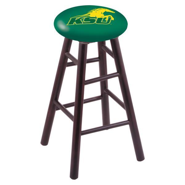 Kentucky State University 24" Counter Stool - Official Logo - Solid Wood - Commercial Grade Marine Vinyl 