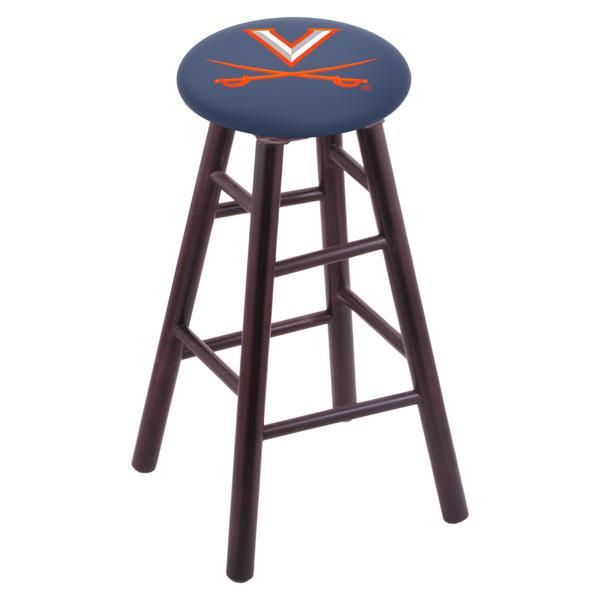 University of Virginia 30" Bar Stool - Official Logo - Solid Wood - Commercial Grade Marine Vinyl 