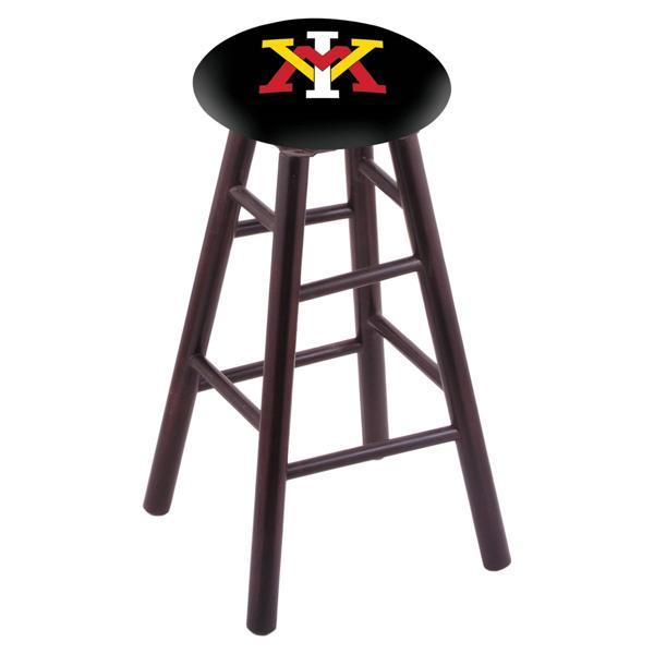 Virginia Military Institute 30" Bar Stool - Official Logo - Solid Wood - Commercial Grade Marine Vinyl 