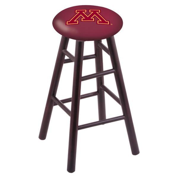 University of Minnesota 30" Bar Stool - Official Logo - Solid Wood - Commercial Grade Marine Vinyl 