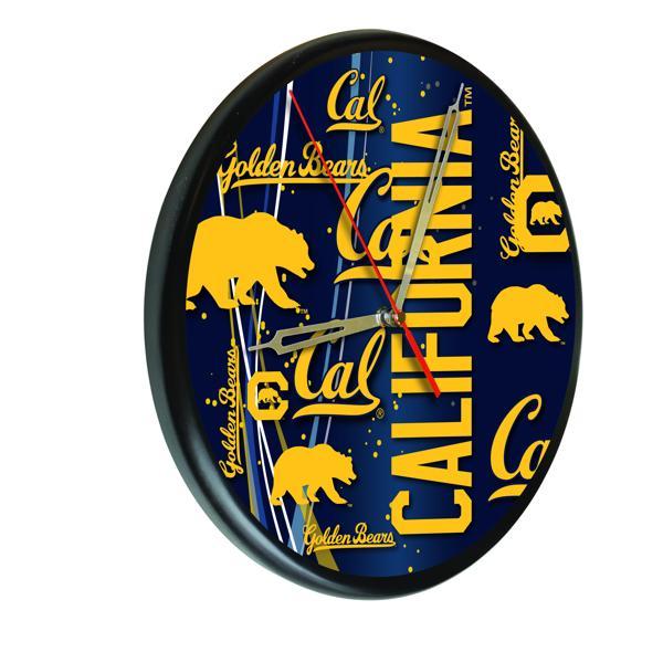 University of California 13" Solid Wood Clock - Black - Officially Licensed - Made in USA 